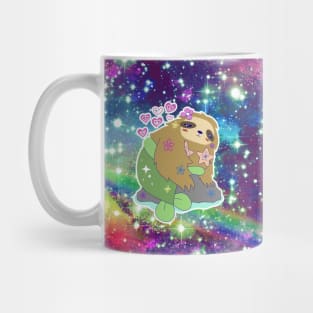 Pretty MerSloth Rainbow Space Mug